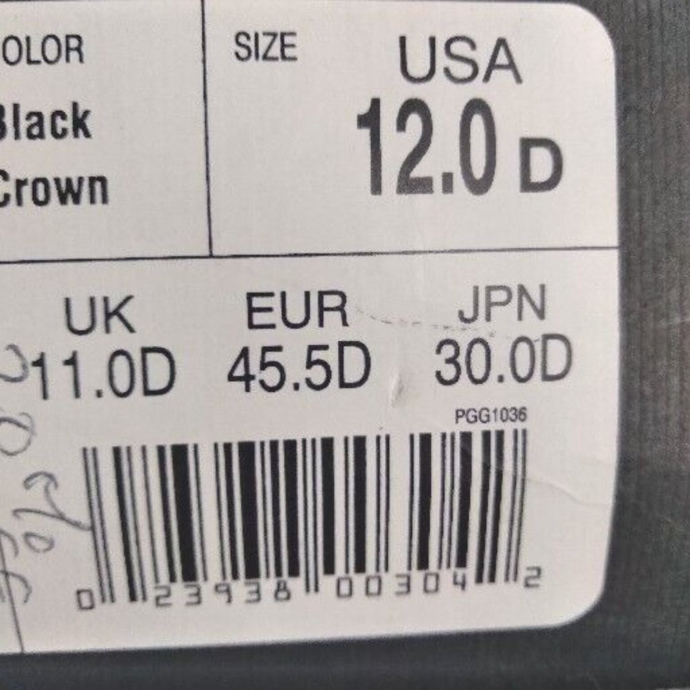 Florsheim‎ Mens Canton Black Cap Toe Oxfords Shoes 12 Medium (D) with Box - Picture 6 of 12